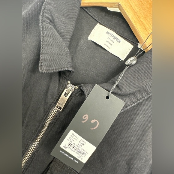 ONE TEASPOON Sz XXS Black Claudia Overalls Jumpsuit Revolve $199 new - Picture 10 of 10